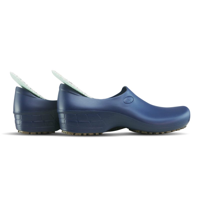 Sticky SSW-US-AZM-9 Nursing Shoes Women - Chefs - Kitchen - Nurses - Clogs for Work - Waterproof Non Slip (Navy Blue, 9) - Image 5